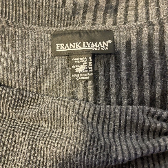 Frank Lyman Design gray Off-the-Shoulder Sweater - Picture 2 of 4